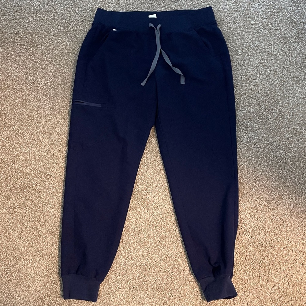 FIGS Navy Jogger Bottoms